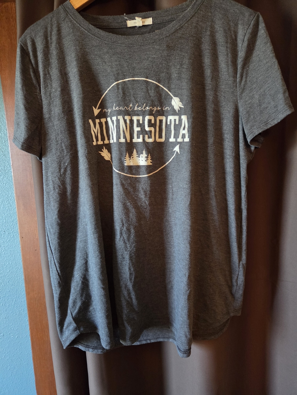 Maurices Charcoal Minnesota Graphic Tee